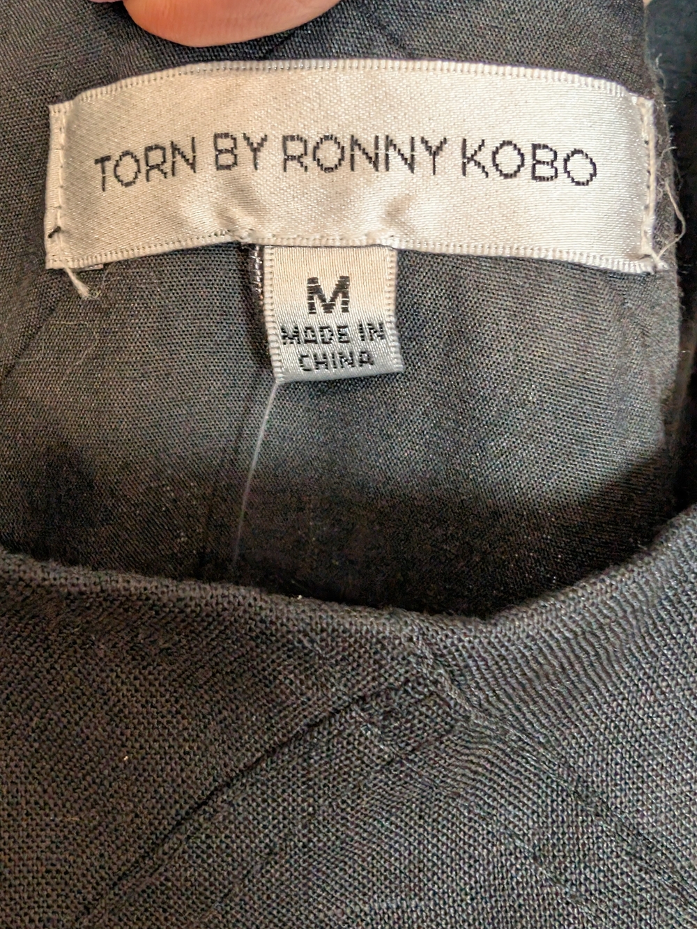 Torn By Ronny Kobo Melinda Dress Black Figure Flattering - Picture 4 of 6